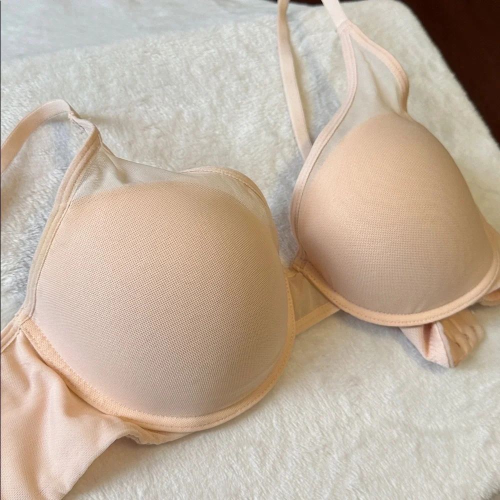 Catherine Malandrino Soft Beige Underwire Bra 36C